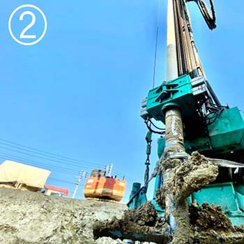 地盤補強工事2